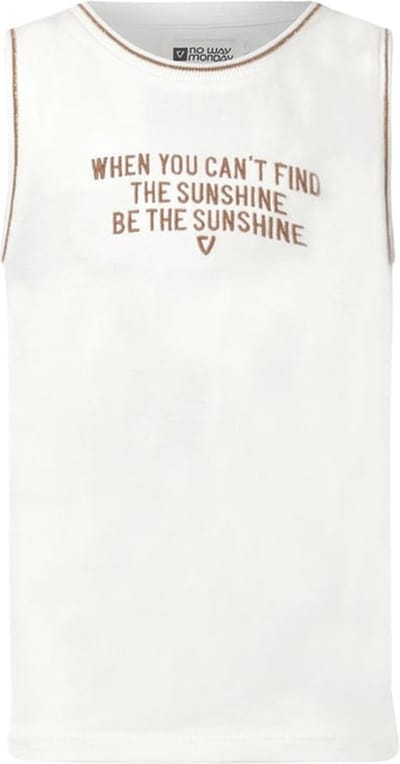 No Way Monday-Girls Halter top-Off White - Maat 98
