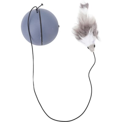 Balle pour chat interactive intelligente Réduit l'anxiété Jouet pour chat mobile roulant pour l'exercice et le divertissement de l'animal de compagnie