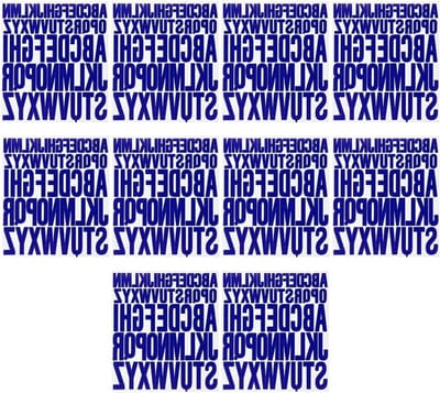 Set van 10 Zelfklevende Vinyl Letters - Hoofdletters voor Scrapbooking, Decoratie en Adreslabels, Waterdichte Alphabet Stickers voor Creatieve Projecten