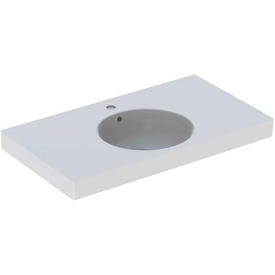 Geberit Preciosa II washbasin 90 x 50 cm with tap hole and overflow 123290000