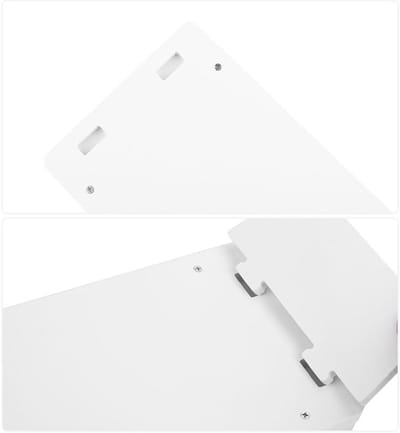 Bureau Organizerrek - Desktop Standaard - Kantoor Organiseren - Ruimte Besparend Ontwerp - 52 cm Lengte - Wit