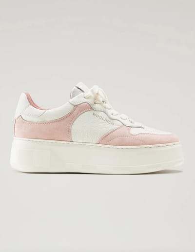 WOOLRICH CHUNKY COURT White pink -40