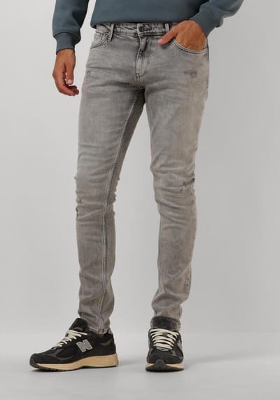 PURE PATH The Jone Jeans Heren - Broek - Lichtgrijs - Maat 30