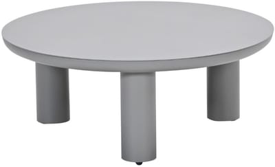 Garden Impressions Elefanti aluminium lounge tafel - Ø80xH32 cm - taupe
