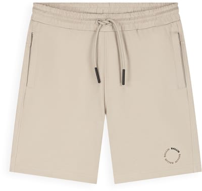 Ballin Amsterdam - Jongens Regular fit Shorts Sweat - Taupe - Maat 8