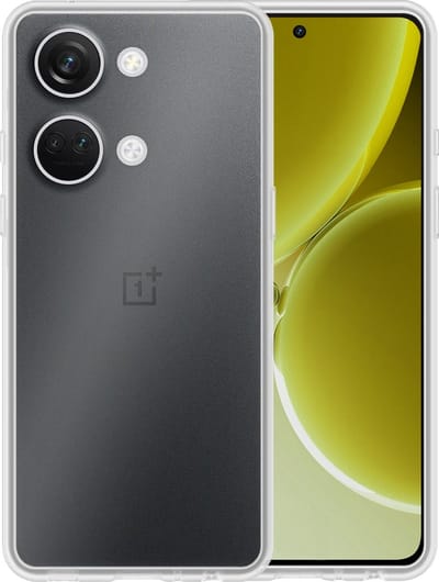 Hoesje - Geschikt voor OnePlus Nord 3 - Sterk & Shockproof - Hoes Cover - Siliconen Case - Telefoonhoesjes - Transparant