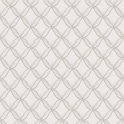 Fabric Touch geometric white - FT221221