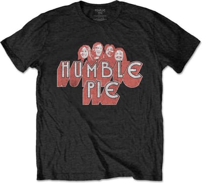 Humble Pie - Live '73 Poster Heren T-shirt - S - Zwart