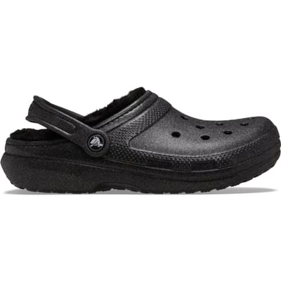 Klompen Crocs Classic Fuzz Lined Glitter Clog