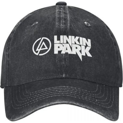 Linkins Meteora Minutes To Midnight Heren Dames Baseball Caps Parken Jacht Verweerd Gewassen Hoed Vintage Outdoor Golf Snapback Adjustable zwart