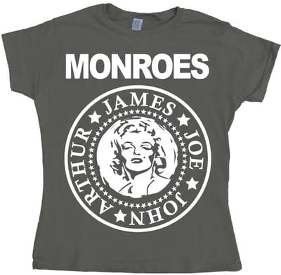 Marilyn Monroe Dames-T-shirt in girly-stijl SH-5-15139-H10-5