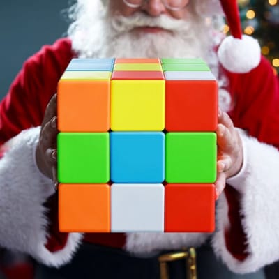 MM Mega Cube - XL Speedcube Kubus 18,8 cm - Heldere kleuren - Zonder stickers