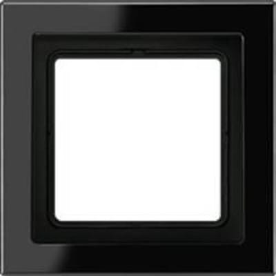 Jung LSD981SW Afdekking Frame 1-voudig Zwart 1 stuk(s)