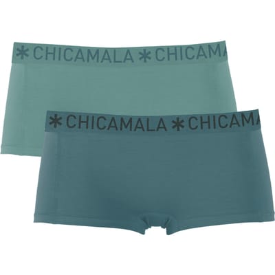 Chicamala – Boxershort Meisjes – 2 Pack – Normale Lengte – Onderbroek Meisjes – Kinderkleding – Meisjes Ondergoed – 95% Katoen – Meisjeskleding