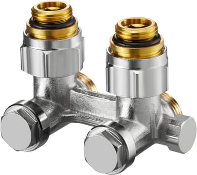 OVENTROP Haakse aansluiting Multiflex F Hoek G 1/2 AG x G 3/4 Euroconus, 1015994
