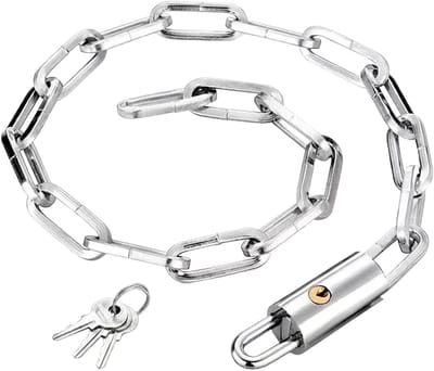Fietskettingslot - Veiligheidsketting - Voertuig Beveiligen - Hoge Sterkte Staal - 60 cm - Zwart