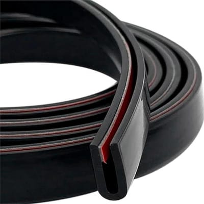 Autodeur Afdichting - Randbeschermer Strip - Voertuig Beschermen - Waterdicht EPDM - 300 CM - Zwart