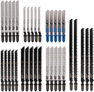 Dailygoods - Set van 35 Decoupeerzaag Bladen - Geschikt voor Hout en Metaal