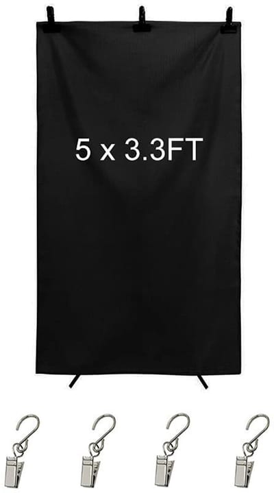 Dailygoods- Achtergrond Mousseline 5 x 3,3 ft - Achtergrond Fotografie - Achtergrondsysteem - Achtergrondstandaard - Achtergrond Doek Fotografie - Duurzaam, niet-glanzend oppervlak - Fotografieachtergrond
