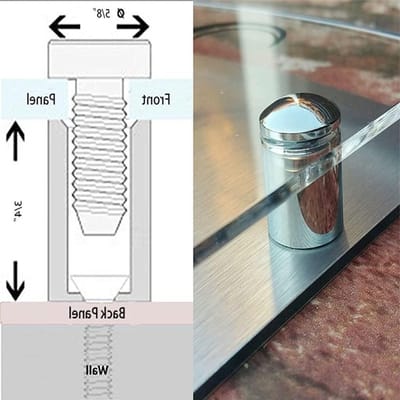 Toiletbord - Badkamer teken - Locatie aanduiden - Duurzaam composiet aluminium - 14 x 14 cm - Kleur
