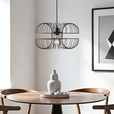 LumenXL Industriële hanglamp - zwart metaal - Hilo