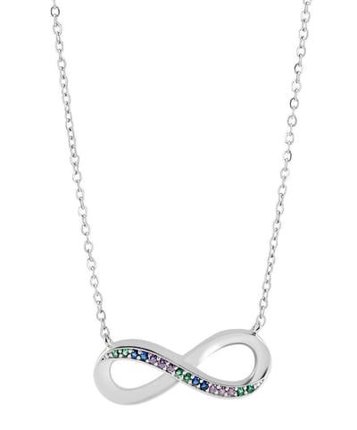 AKZENT Akzent unisex ketting met hanger aus 925 Sterlingzilver, gerhodineerd, duurzaam