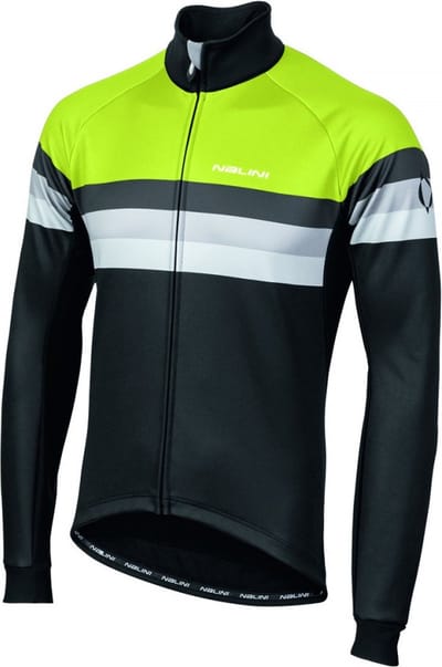 Nalini Fietsjack Heren Zwart Fluo - AIW CRIT WARM JACKET 2.0 WINTER JACKET BLACK/NEON YELLOW - M