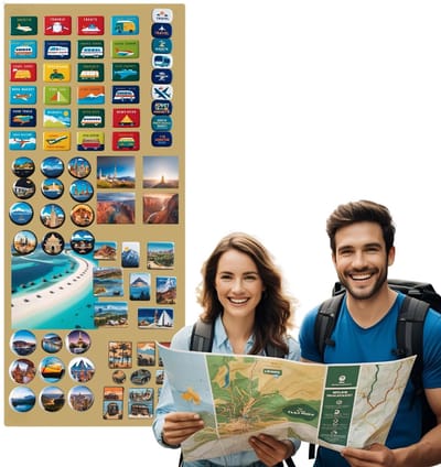 Anwicar Rechthoekige Magneet Bord - Magnetisch memobord - Magnetisch prikbord - Gold