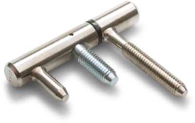 Inboorpaumelle - Vernikkeld - Staal - Dulimex - Dulimex inboorvernikkeld 12 mm voor stalen metselkozijnen