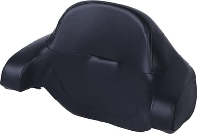 Motorfiets Rugleuning - Passagierskussen - Comfortabel Toeren - Ergonomisch Gebogen - 69 x 39 x 26.5 cm - Zwart