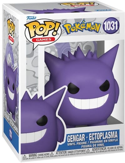 Pop Games: Pokémon - Gengar Ectoplasma Funko Pop #1031