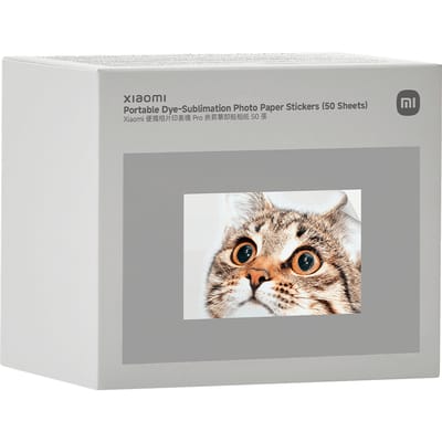 Xiaomi Portable Dye-Sublimation Photo Paper Stickers (50 Sheets)