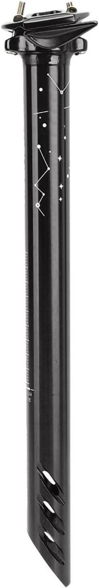Fietszadelpen - Zadelstang - Fietsen - Ultralichte legering - 316 mm diameter - Zwart