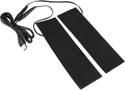 Elektrische Voetwarmer met Carbon Fiber Verwarmingsfilm 19.5x6cm, 35-50°C, Ideaal voor Koude Winterdagen en Slippers
