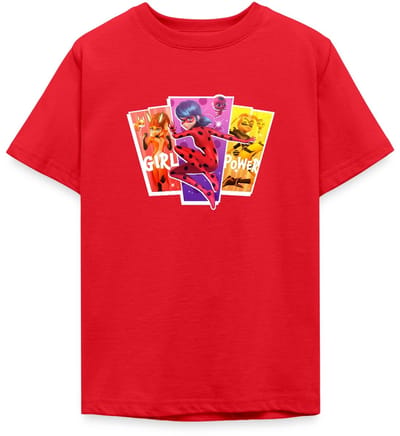 Miraculous Girl Power Ladybug Superheld T-Shirt Tiener