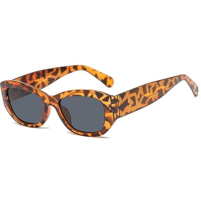 Zomer Vintage Mode Rechthoekige Zonnebril UV400 Dames Retro Ins Straatfotografie Strand Eenvoudig Ontwerp Zonnebrillen