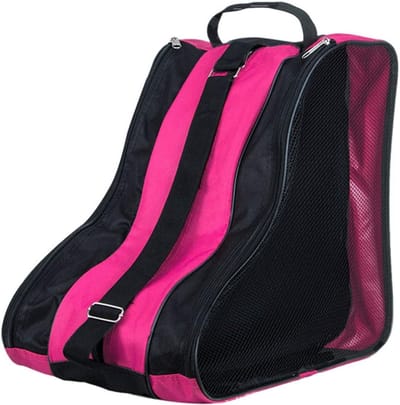 Rolschaats Tas - Skate Bag - Sportuitrusting Opbergen - Verdikt Oxford Materiaal - 32 x 45 x 5 cm - Roze