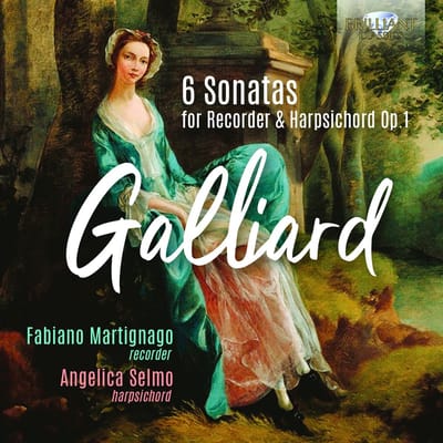 Fabiano Martignago & Angelica Selmo - Galliard: 6 Sonatas For Recorder & Harpsichord Op.1 (CD)