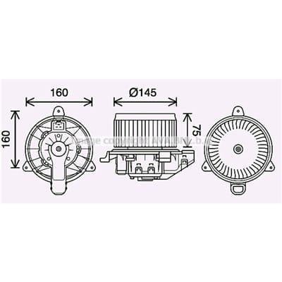 Interieurventilator AVA COOLING FD8626