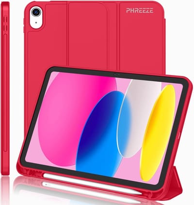 Hoesje geschikt voor iPad Air 11 2024/2025/2023/2022 7/6 generatie Hoes Smart Cover Inklapbaar Standaard Pencil Vakje