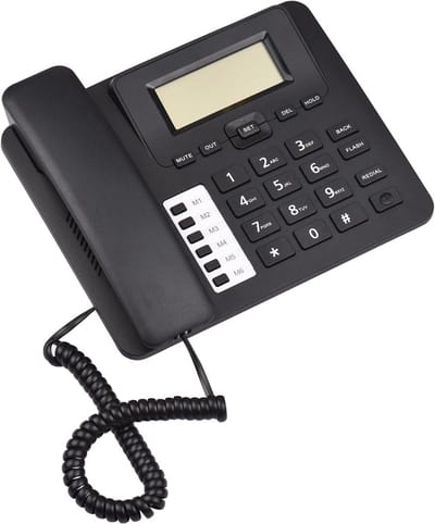 Telefoon met Beller ID - Vaste Telefoon Senioren - Gemakkelijk Bellen - 6 Snelkeuzeknoppen