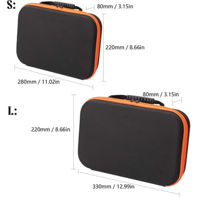 Draagbare Oxford Doek EVA Gereedschapskist Waterdicht Schokbestendig Grote Capaciteit Gereedschapstas voor Elektrische Boormachine Hardware 27x23x8cm