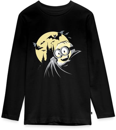 Minions Dave Halloween Premium T-Shirt Tiener Lang