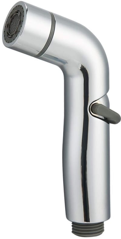 Allecto - Gegalvaniseerd Hand Verstelbare Bidet Sproeier - Draagbare Douche - Ultralicht en Hygiënisch - Zilver - Ideaal voor Huisdieren - Voor Bad...