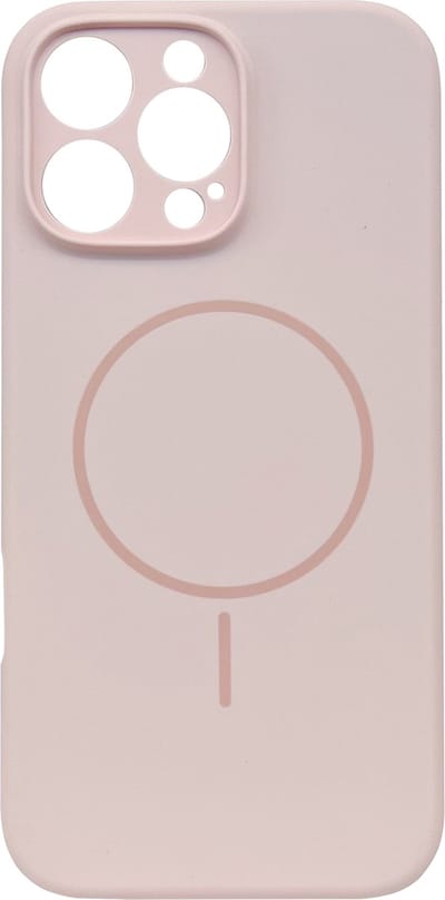 Casemania Hoesje Geschikt voor Apple iPhone 16 Pro Max - Roze - Zachte Liquid Siliconen Back Cover Case - Geschikt voor MagSafe - Zeer Sterke Magneet - Telefoon hoes met Camera Bescherming