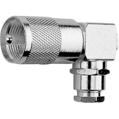 Telegärtner 100024340 100024340 UHF-connector Stekker, haaks 50 Ω 1 stuk(s)