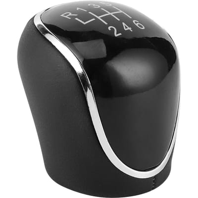 6 Versnellingen Auto Versnellingspook Knop Handbal Hendel Accessoire Geschikt voor FORD FOCUS black