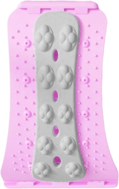 Rugstretcher Boogapparaat - Rugtractie Ondersteuning - Spierontspanning Verlichten - Verstelbare Rekopties - 39 x 31 x 6 cm - Niet gespecificeerd