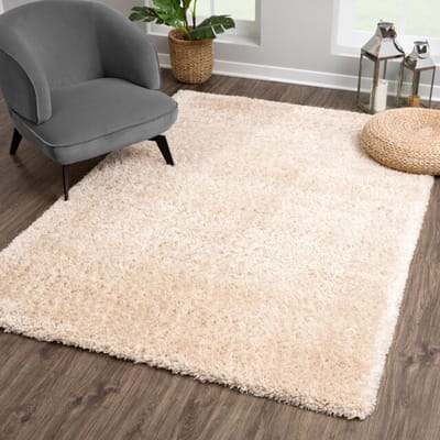 Muratap Porto soft fluffy vloerkleed hoogpolig effen 140x200 cm
