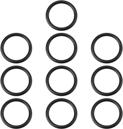Dailygoods- Bumper Bevestigingsmiddelen 10 Stks - O-Ring 55x43x6mm - Geschikt voor Meeste Auto Bumpers - Duurzaam Rubber - Eenvoudige Installatie - Versterkt Autobumper - Fender